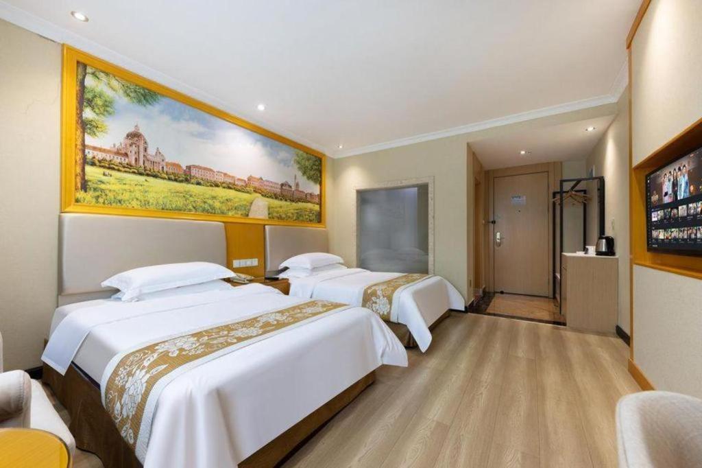Greentree Inn Guangzhou Panyu Chimelong Happy World Business Hotel Экстерьер фото